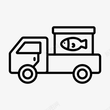 采购产品鱼递送鱼递送海洋产品图标