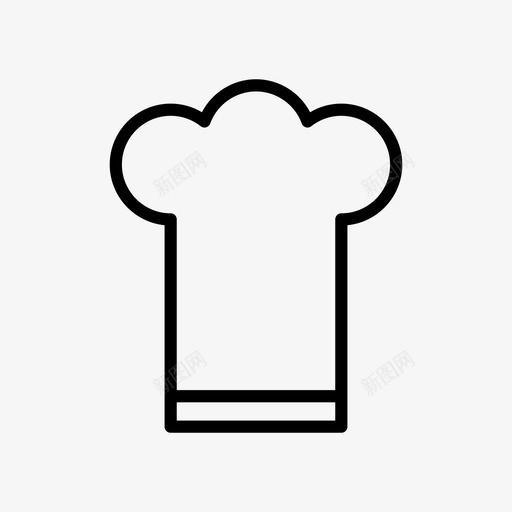 厨师帽子餐馆svg_新图网 https://ixintu.com 厨师 帽子 餐馆