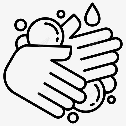 洗手消毒细菌svg_新图网 https://ixintu.com 洗手 消毒 细菌 医疗