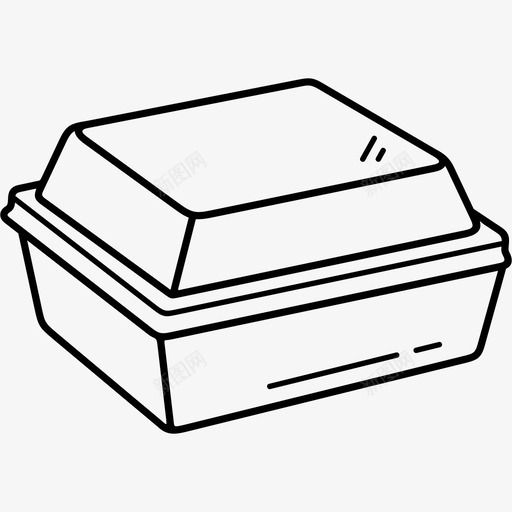 寿司盒食品容器食品托盘svg_新图网 https://ixintu.com 寿司 食品 容器 托盘 包装 外卖