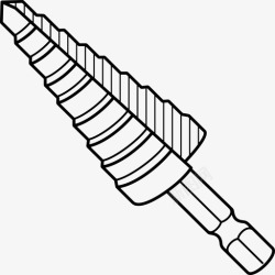 阶梯钻头高速钛图标