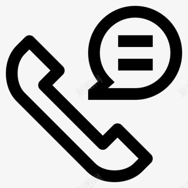 电话聊天呼叫中心支持图标