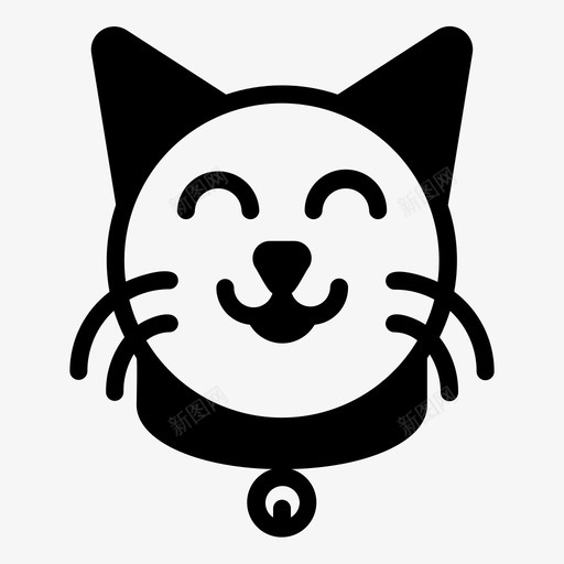 猫项圈皮带标签svg_新图网 https://ixintu.com 项圈 标签 宠物 皮带 雕文