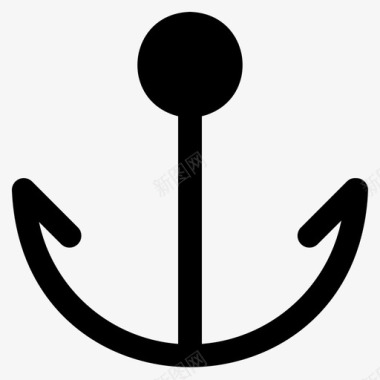 锚海事航海图标