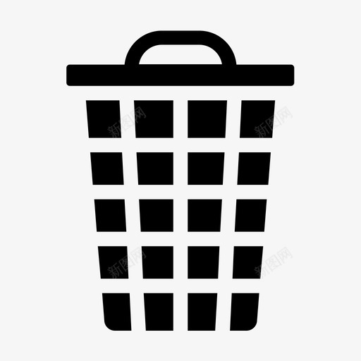 垃圾桶垃圾箱删除svg_新图网 https://ixintu.com 垃圾桶 垃圾箱 删除