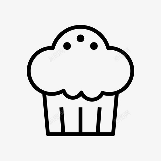 纸杯蛋糕食物甜食svg_新图网 https://ixintu.com 纸杯 蛋糕 食物 甜食 餐厅