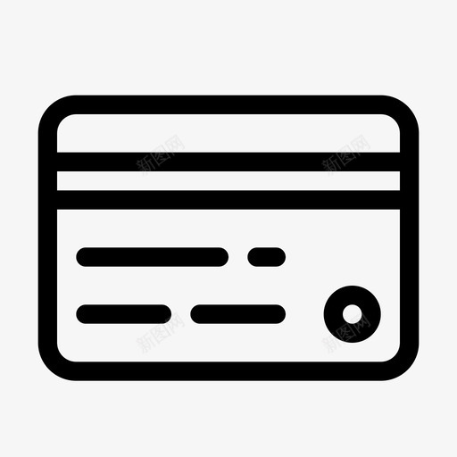 信用卡银行付款svg_新图网 https://ixintu.com 信用卡 银行 付款 图标