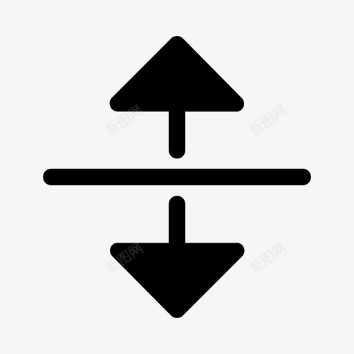 方向箭头拆分svg_新图网 https://ixintu.com 方向 箭头 拆分 垂直 应用程序 图示