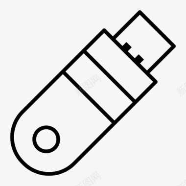 闪存盘商务通讯图标