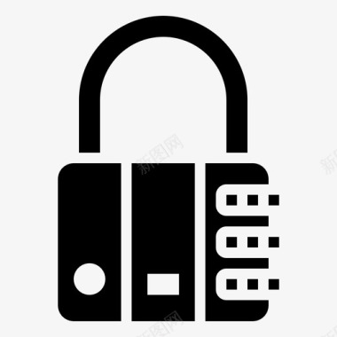 钥匙挂锁密码pin图标