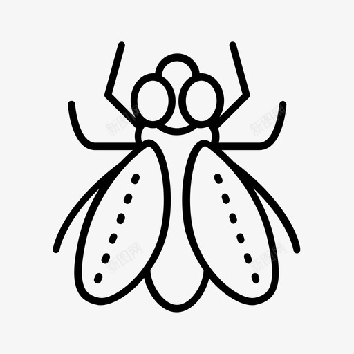 苍蝇动物昆虫svg_新图网 https://ixintu.com 苍蝇 动物 昆虫 斑点