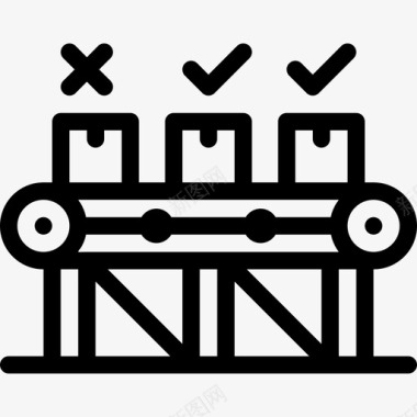 检查表质量控制行业营销图标