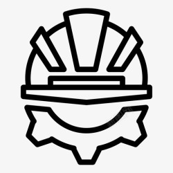 劳动安全聪明工人装备头盔高清图片