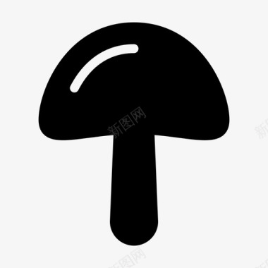 蘑菇鹅膏自然图标