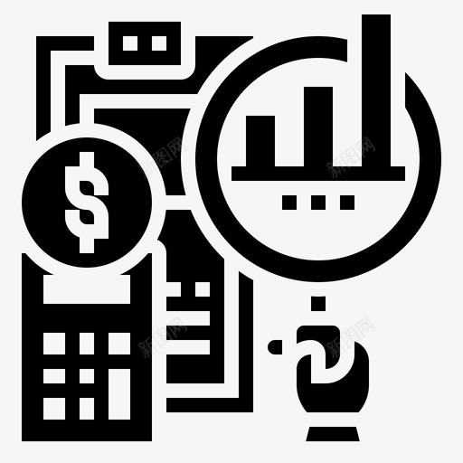 会计分析计算svg_新图网 https://ixintu.com 会计 分析 计算 财务报告 企业管理 字形
