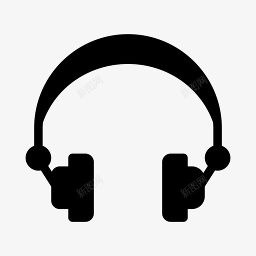 耳机音频生活方式svg_新图网 https://ixintu.com 耳机 生活方式 音频 音乐 完美 字形