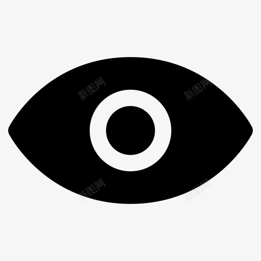 眼睛外观用户界面svg_新图网 https://ixintu.com 眼睛 外观 用户界面 视图 视觉