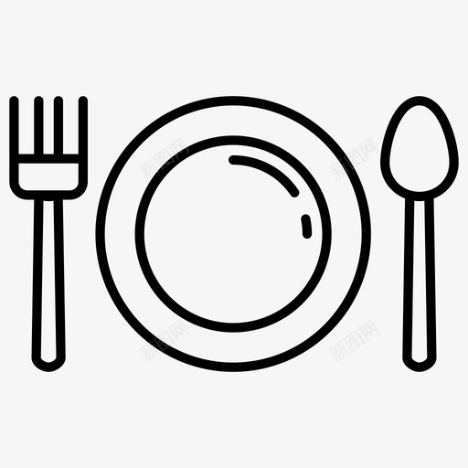 吃餐具晚餐svg_新图网 https://ixintu.com 餐具 晚餐 午餐