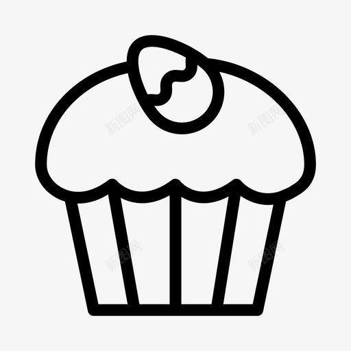 纸杯蛋糕复活节食物svg_新图网 https://ixintu.com 纸杯 蛋糕 复活节 食物 松饼 糖果 伊斯特 像素 线条