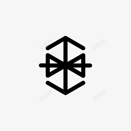 对称抽象的标志装饰品svg_新图网 https://ixintu.com 标志 对称 抽象 装饰品 标志符 符号