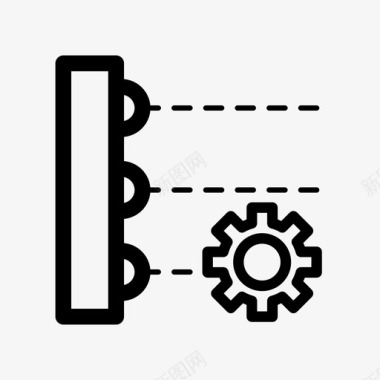 三维扫描设置三维模型数字化图标