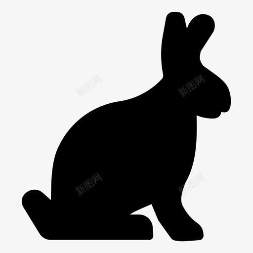 兔子宠物啮齿动物商店svg_新图网 https://ixintu.com 宠物 商店 兔子 啮齿 动物 雕文