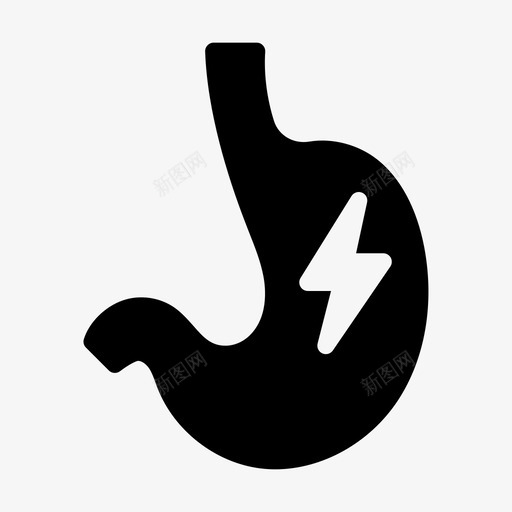 胃过敏消化svg_新图网 https://ixintu.com 过敏 消化 疼痛 胃痛