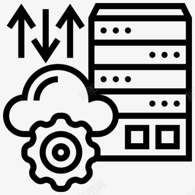 云迁移服务数据库服务器图标