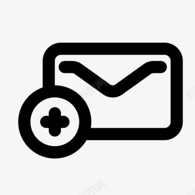 创建邮件电子邮件信封图标