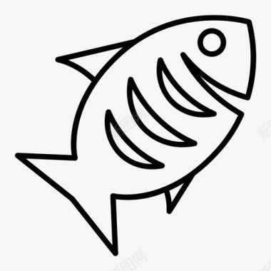 烹调鱼烹饪食物图标