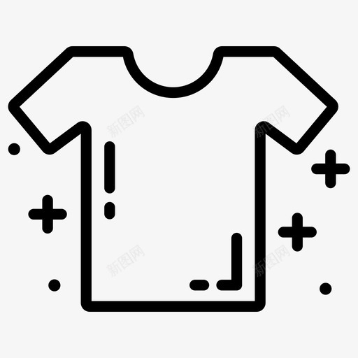 清洁t恤清洁衣服svg_新图网 https://ixintu.com 清洁 衣服 新恤 洗涤 干洗