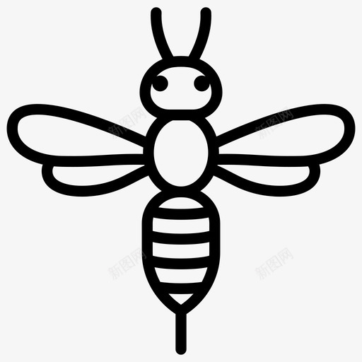 黄蜂蜜蜂虫子svg_新图网 https://ixintu.com 昆虫 黄蜂 蜜蜂 虫子 大黄蜂 动物 咬伤