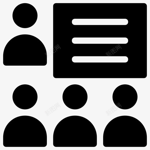 团队组管理svg_新图网 https://ixintu.com 启动 团队 管理 策略 图示 图标