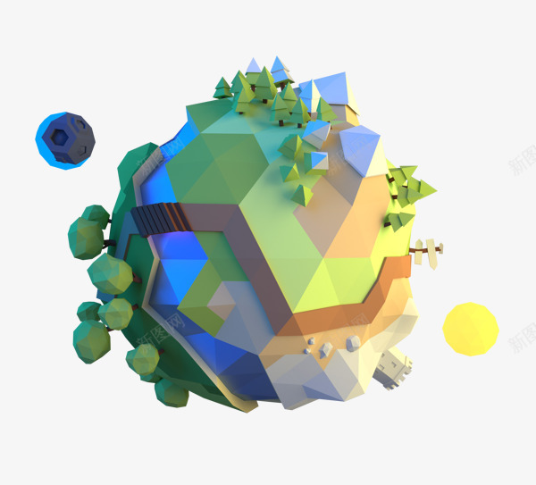 Little planet  Making a logo for the child education centre first render创意png免抠素材_新图网 https://ixintu.com 创意