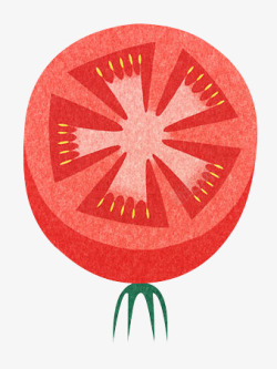 手绘水果西红柿素材
