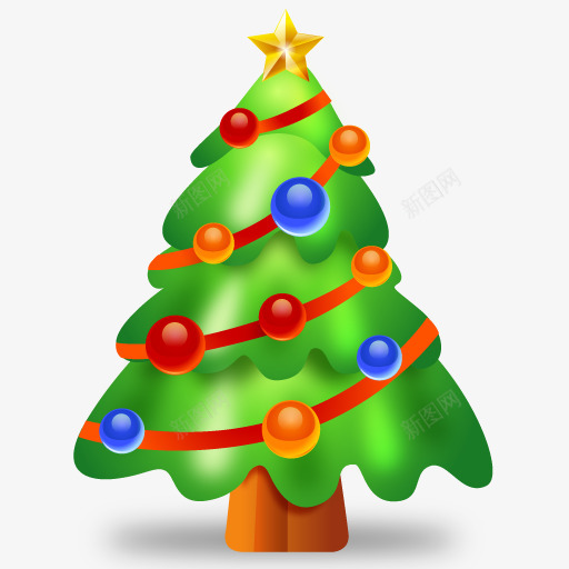 christmas tree图标 iconcom圣诞节png免抠素材_新图网 https://ixintu.com 图标 圣诞节