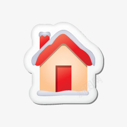 被雪覆盖的小房子图标 iconcom圣诞节png免抠素材_新图网 https://ixintu.com 覆盖 小房子 图标 圣诞节