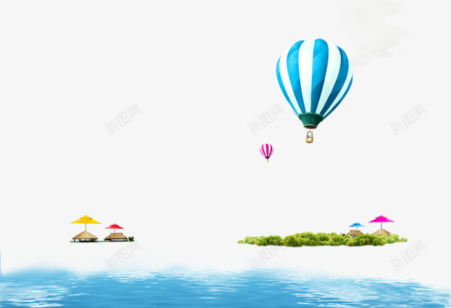 透明夏季热气球沙滩海洋常用png免抠素材_新图网 https://ixintu.com 透明 夏季 热气球 沙滩 海洋 常用