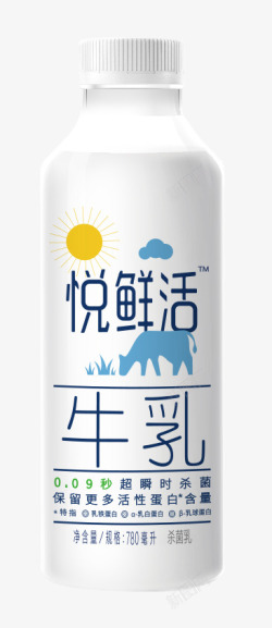 悦鲜活大牛奶酸奶素材