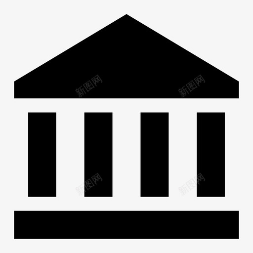 银行银行大厦中央银行svg_新图网 https://ixintu.com 银行 储蓄 大厦 中央 之家 响应 用户界面 实心 图标