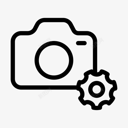 相机数码单反选项svg_新图网 https://ixintu.com 相机 数码 单反 选项 首选项 设置 编辑 线条 轮廓