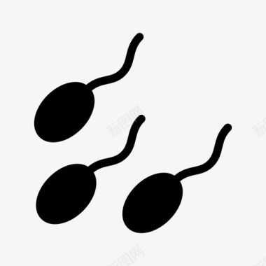 精子细胞生殖图标