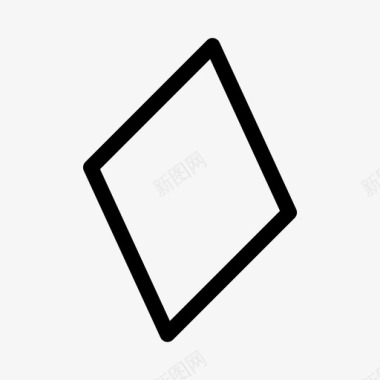 平行四边形场平面图标