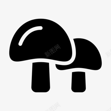 蘑菇鹅膏菌香菇图标
