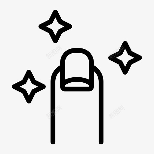 美甲美容沙龙svg_新图网 https://ixintu.com 美甲 美容 沙龙 治疗 大纲