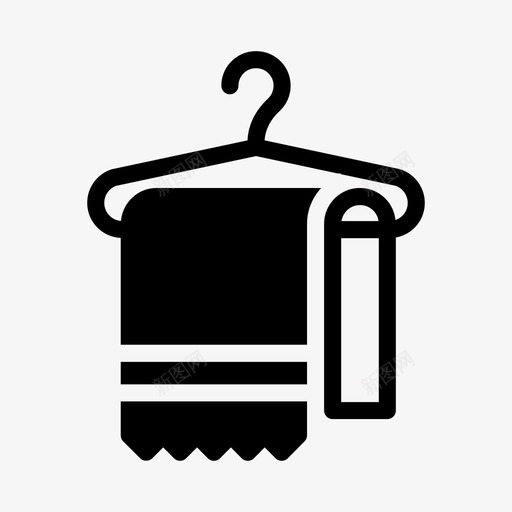 围巾时装衣架svg_新图网 https://ixintu.com 时装 围巾 衣架 款式 衣柜 线条