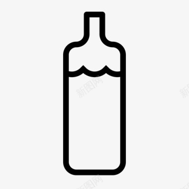 水瓶饮料满图标