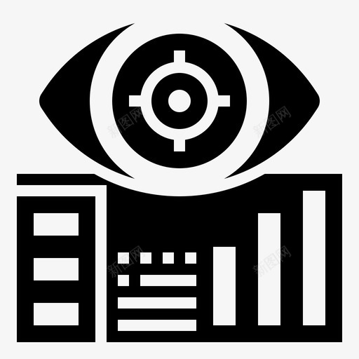 眼睛扫描身份安全svg_新图网 https://ixintu.com 眼睛 扫描 安全 身份 技术 互联网 标志
