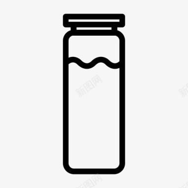 水瓶饮料满图标