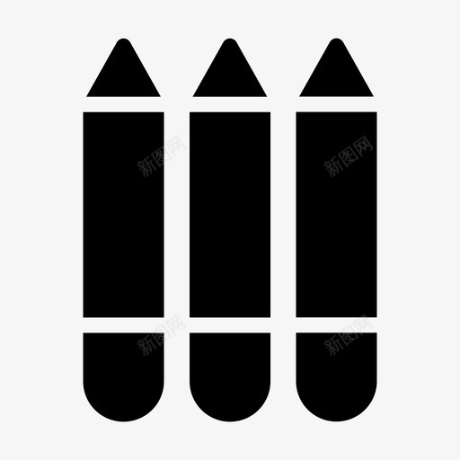 颜色孩子铅笔svg_新图网 https://ixintu.com 玩具 颜色 孩子 铅笔 游戏 儿童 线条 符号